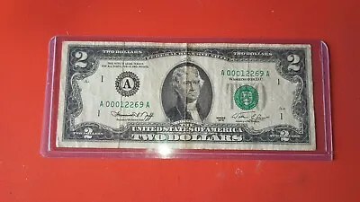 1976 2 Dollar Rare Star Zipcode Low Serial Number VERY RARE Take A Look Inside ! • $254