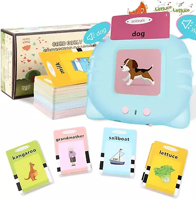 Talking Flash Cards Early Educational Toys Learning Toys For 1 2 3 Year Olds M • £9