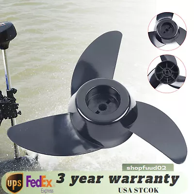 Fit For 28/36/46lb Thrust Outboard Nylon Propeller 3 Blade Trolling Motor Prop • $16.15