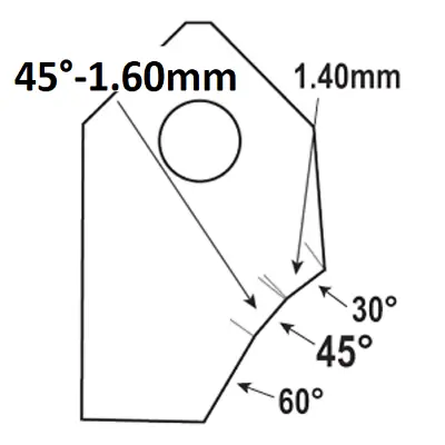 45°-1.60mm.Valve Seat Cutting Carbide Tip BitSERDI NEWEN ROTTLER SUNNEN GOODSON • $18.30