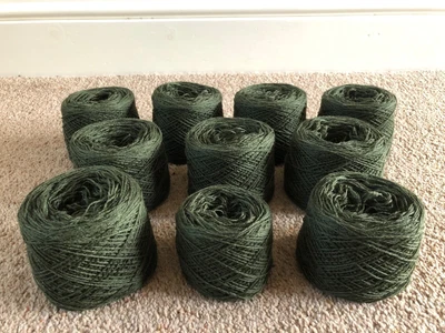 £2.99 • Buy 400gms Of Machine Knitting Wool - Dark Green