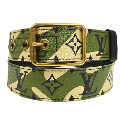 Louis Vuitton Takashi Murakami Monogramouflage Ceinture Belt M96460 Ct2028 54083 • $1880