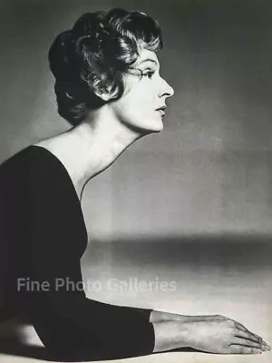 1959 Vintage RICHARD AVEDON Italian Socialite Marella Agnelli Duotone Photo Art • $176.12