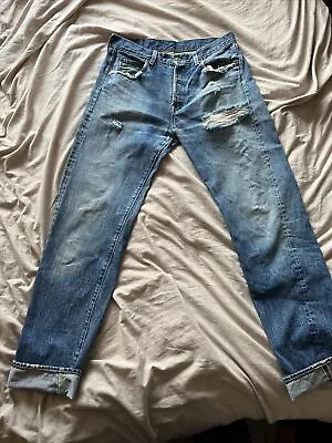 LVC Levi’s Vintage Clothing 1966 501 Thrashed 31x33  • $89.99