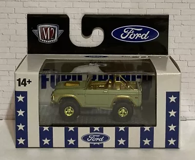 🔥 M2 Machines 1976 Ford Bronco R85 24-19 CHASE 1 Of 750 Worldwide Rare! 🔥 • $44