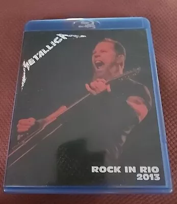 METALLICA Rock In Rio 2013 Kirk Hammett  James Hetfield DVD Blu Ray • $74.97