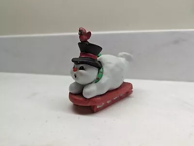 Vintage Sledding Frosty The Snowman • $10