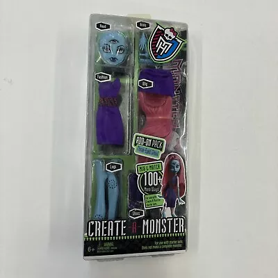 Monster High 2011 CREATE-A-MONSTER  THREE-EYED GHOUL ADD-ON  _W9178_NRFB • $124.99