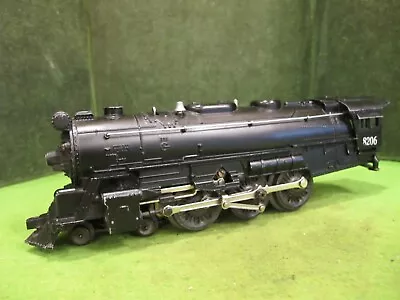 Lionel O-gauge 8206 Hudson Steam Locomotive 4 - 6 - 4~ TESTED AND WORKS • $79.95