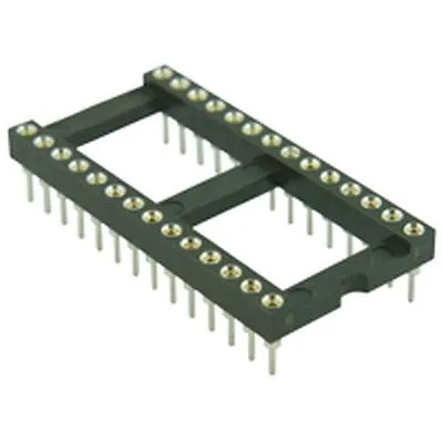 Turned Pin DIL IC Socket 15.24mm 28 Pin (Pack Of 2) • £3.92