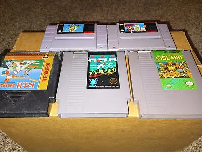 Nintendo Nes And Snes Games Lot... • $35
