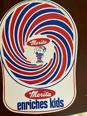 Vintage Rare Merita Bread Cardboard Kids Hat Unused Excellent Condition • $32