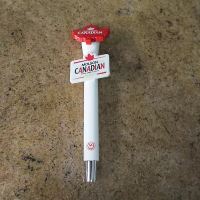 Molson Canadian Signature Tap Handle  12  TALL With Wood Maple Leaf • $29.95