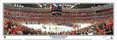 Chicago Blackhawks STANLEY CUP 2015 United Center Panoramic POSTER Print • $40.49