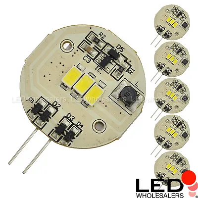 G4 Base Side-Pin Disc Type 1W LED Bulb With 3xSMD5630 12V AC/DC • $7.99