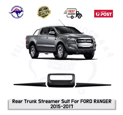 Tailgate Handle Streamer Cover Rear Lid Trim Guard To Suit Ford Ranger 2015-2022 • $27.99