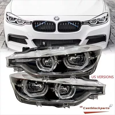 For 2016 2017 2018 2019 BMW 3 Series F30 F31 328 LED W/O AFS LED Headlight LH+RH • $700