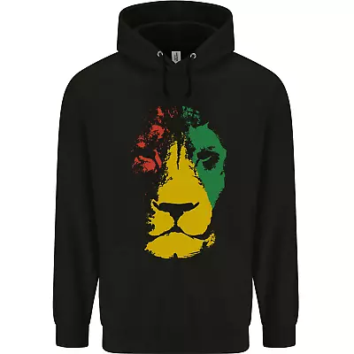 Jamaica Lion Reggae Music Jamaican Mens 80% Cotton Hoodie • £24.99