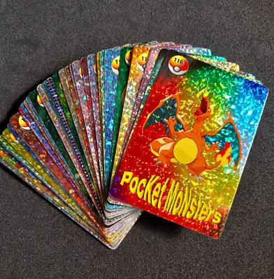$110 • Buy Prism Stickers Cards 36 Pcs Pocket Monsters Vintage 90's Japan Pokemon Holo Zard
