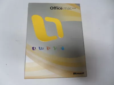 Microsoft Office 2008 Full Version For Mac 731-01727 • $19.99