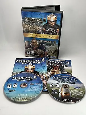 Medieval II: Total War Kingdoms -- Gold Edition (PC CD-ROM 2008) 2-Disc CIB • $7.19