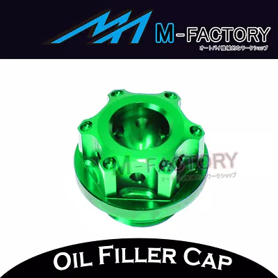 Green CNC Billet Oil Filler Cap Plug Fit Kawasaki ZRX 1200 S/R 2001-2005 01 02 • $28.62