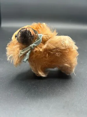 Vintage Steiff Miniature Pekingese Dog  Stuffed Plush Mohair Doll  • $24.95