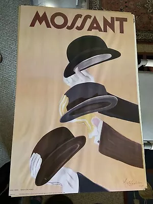 24 X 36 Mossant Leonetto Cappiello Hat Vintage French Advertising Poster Reprint • $19.95