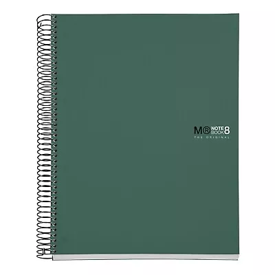 Miquelrius 8-subject Lined Poly Notebook A5 6.5x8 - Green • $11.99