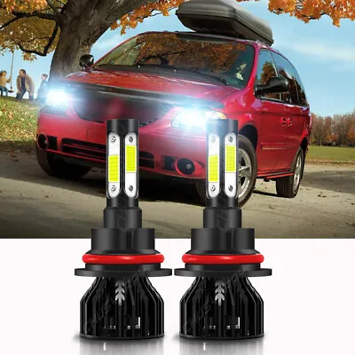 For 2001-2007 Dodge Caravan Chrysler Town & Country LED Headlights Hi-Low Bulbs • $15.99