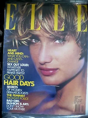 ELLE 1/94 Manon Von Gerkan Yasmeen Ghauri Niki Taylor Vogue Models New In Bag • $39.99