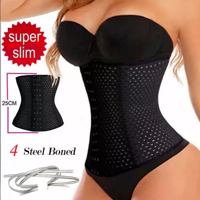 Slimming Boned Waist Training Cincher Belt Tight Underbust Corset Body Shaper US • $7.79