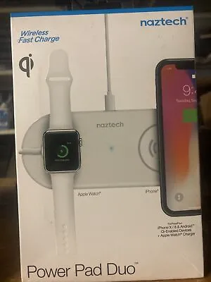 Power Pad Duo - Wireless Fast Charger - White • $12.99