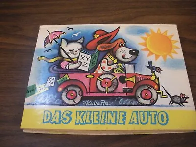 Vintage Kubasta Children's Pop Up Book In German Das Kleine Auto 1978 • $12