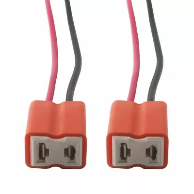 H7 Female Pigtail Ceramic Headlight/Fog Light Connector-Plug-Adapter-Socket 2Pcs • $5.69