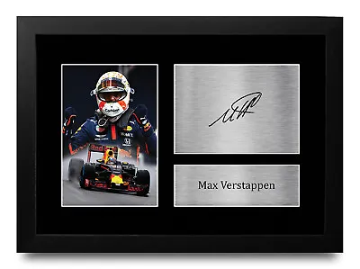 Max Verstappen Formula 1 Gift Idea Signed A4 Photo Prints For F1 Formula 1 Fans • $24.85