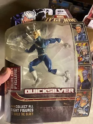 Marvel Legends Build A Figure Blob Series Quicksilver 2006 Blue Version New • $28.99