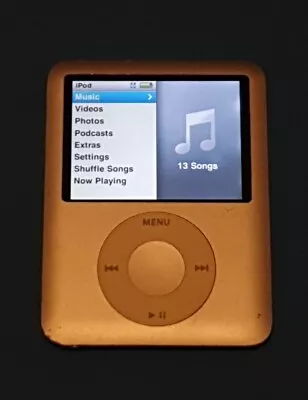 $44.90 • Buy Apple IPod Nano 3rd Gen (A1236), 4GB, Silver, Great Condition W/ Cable