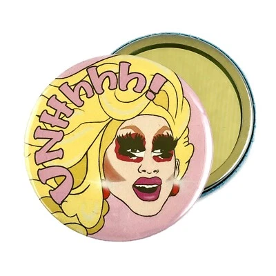 £3.95 • Buy Trixie Mattel Drag Queen Race UNHhhh Inspired Hand Pocket Mirror