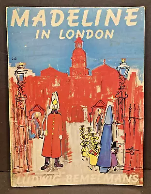 MADELINE IN LONDON - Ludwig Bemelmans 1973 Stated 1st Printing Softcover GOOD-VG • $20