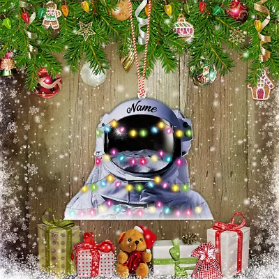 Custom Astronaut OrnamentMotorcycle Helmets Project Gemini Space Suit AstronauT • $19.99