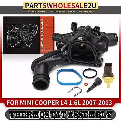 For Mini Cooper 2007-2013 Thermostat Assembly W/ Housing & Sensor 11537534521 • $43.89