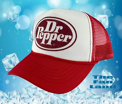 New Dr.Pepper Foam Front Snapback Mens Vintage Trucker Cap Hat • $19.95