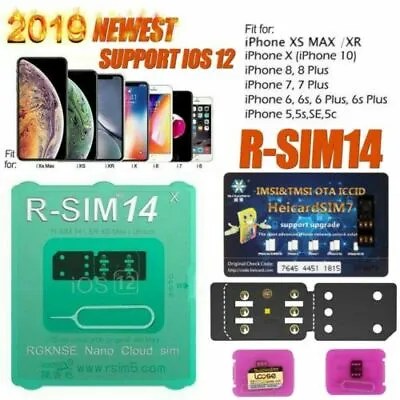Ideal RSIM Unlock Chip Card For IPhone 12/11/XS/Max/XR/X/8/7/6s • $24.99