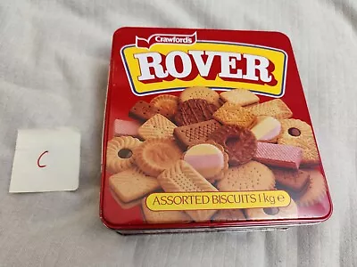 £13.99 • Buy Vintage Biscuit Tin Box: Crawfords Rover Assorted 1KG Empty Tin - VGC - #C