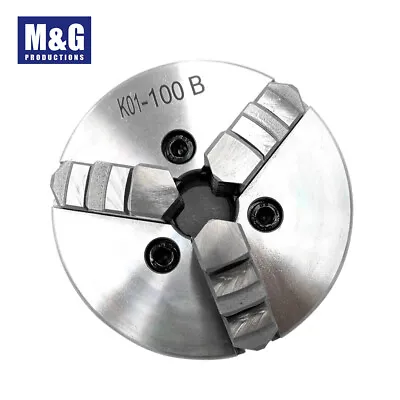 3 Jaw Manual Wood Lathe Chuck Self-Centering M6  Hardened Steel CNC • $109