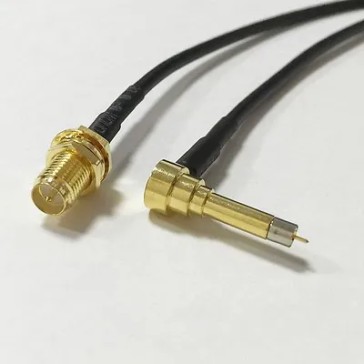 RP SMA Female Jack To MS156 Right RF Pigtail Jumper RG174 Cable 20cm 8  NEW  • $3.87