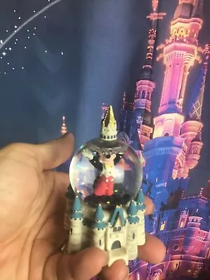 Disney Mickey Mouse Castle Magic Kingdom ~ Mini Snow Globe • $14.99