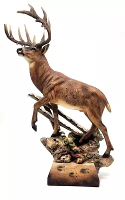 Rare Mill Creek Studios  County Line  Whitetail Buck Figure Signed Danny Edwards • $75