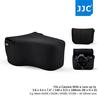 JJC 18*14*11cm Camera Bag Case Fr Canon EOS R R5 80D 70D 60D 760D 750D 700D+Lens • $23.09